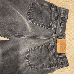 Levi's vintage orange tab jeans